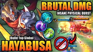 HAYABUSA BEST BUILD 2024 | TOP GLOBAL HAYABUSA BUILD | HAYABUSA GAMEPLAY | MOBILE LEGENDS