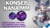 Nana Build MM mulai Rame Lagi - Pedes Kaya Pecel Karetnya 2 - Mobile Legends