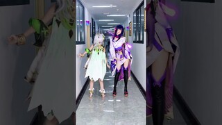 Cosplayer Nahida&Raiden Sogun dance #anime #cosplay #animeedit