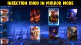 iNSECTiON PLAYED CHOU IN MIRROR MODE ? | MLBB