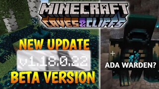 NEW UPDATE !!! MCPE V 1.18.0.22 BETA - WAH SCULK BLOCK + ADA WARDEN? + Link download