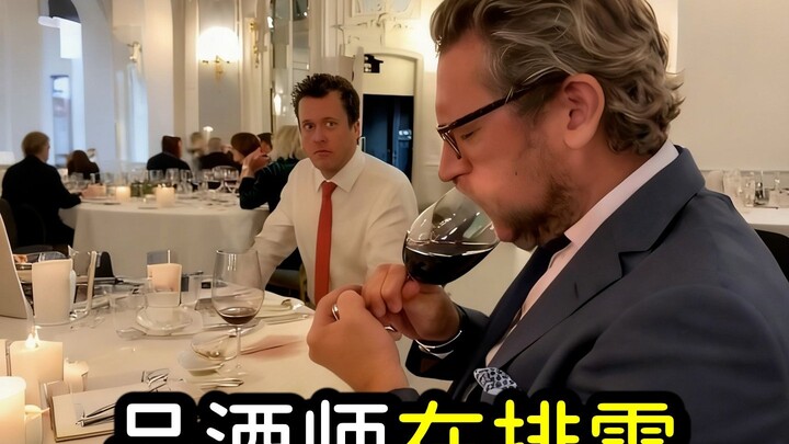 Don't act like a sommelier and put on airs! You're actually defusing the situation.