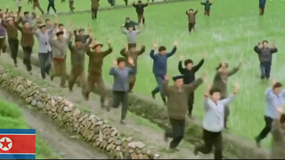 /\o/\/\o/\/\o/ The people from all walks of life in North Korea show their love for the General o/\o