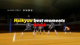 Haikyuu best moments block🔥 #haikyuu