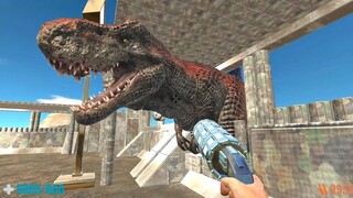 Dinosaurs Attack My Moon Base. Animal Revolt Battle Simulator