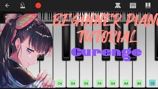 Demon Slayer - Kimetsu no Yaiba OP - LISA - Gurenge | EASY Piano Tutorial