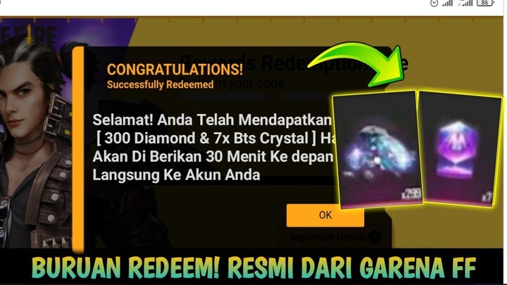 RESMI GARENA! KODE REDEEM FREE FIRE TERBARU HARI INI 6-7 APRIL 2022 | KODE REDEEM BTS CRYSTAL!!