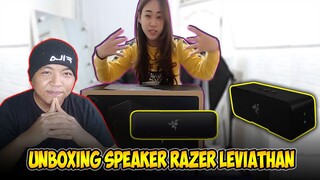 Luan NANGGIS GARA GARA SPEAKER MATI‼️ UNBOXING RAZER LEVIATHAN SEHARGA 3 JUTA‼️