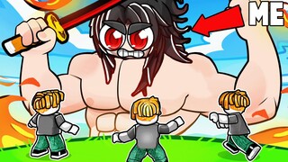 I Became the STRONGEST DEMON SLAYER in Roblox!