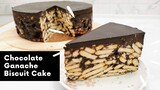 [SUB] No Bake Chocolate Ganache Biscuit Cake ช้อคโกแลตกานาชบิสกิตเค้ก ทำง่ายไม่ต้องอบ!  | AnnMade