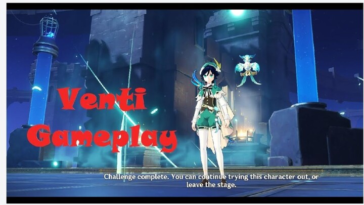 Venti Gameplay (Genshin Impact 5 Star Character)