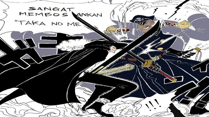 Cerita Lengkap Dracule Mihawk Vs Shiryu/Shiliew Full Fight One Piece Sub Indo Manga