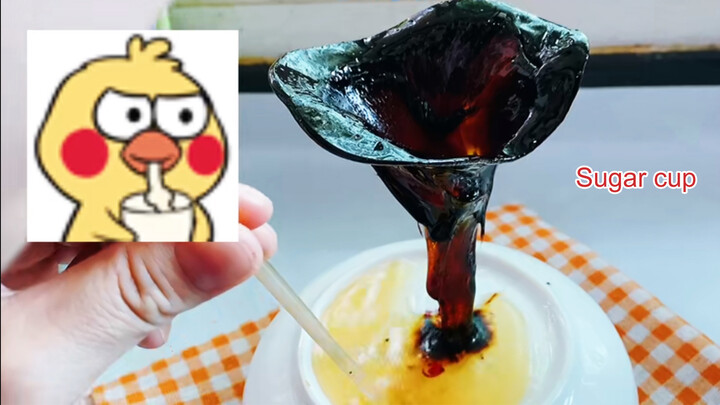 [Ẩm thực] Thử thách dùng đáy bát kéo đường đun chảy thành chiếc cốc