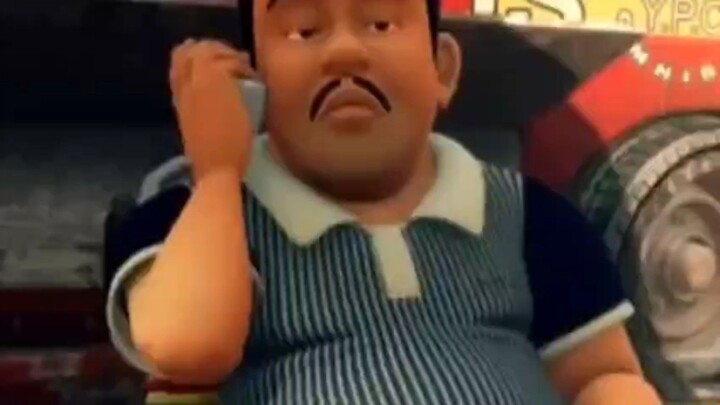 upi upin sedang telepon kak ros