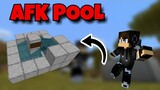 How to Make AFK Pool [Loop Pool] In Minecraft Bedrock (P.E.) 1.14