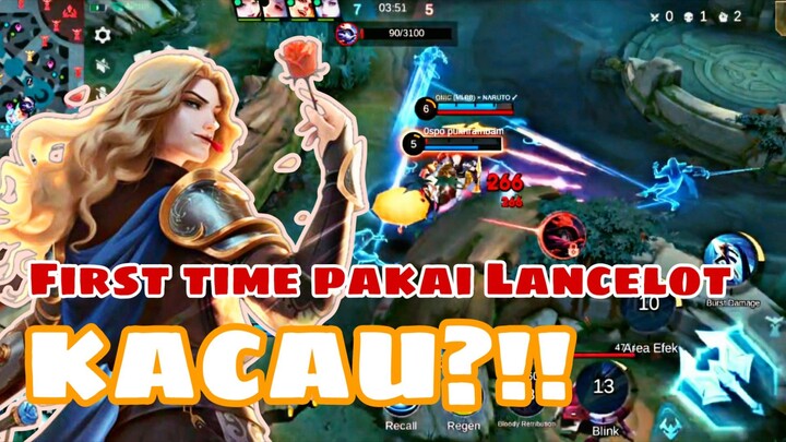 PERTAMA KALI PAKAI LANCELOT, KACAU?! 😭