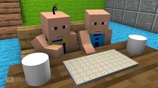 Upin & Ipin - Rindu Opah 1 (Minecraft Animation)