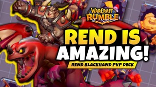 DOMINATE PVP WITH THIS REND BLACKHAND DECK - WARCRAFT RUMBLE