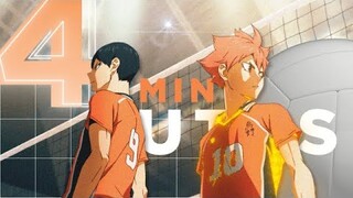 4 Minutes - Motivational Haikyuu [AMV/Edit]