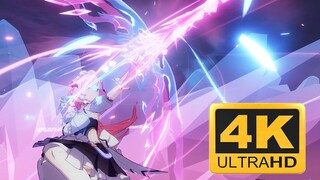 [Honkai Impact 3·Slow motion] 4K slow motion dari kulit Alicia "Miss Pink Sweetheart"! Pembantu pert