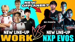 WORK AUSTER FORCE [New Line-Up] vs. NEXPLAY EVOS [New Line-Up] | Renejay Out? ~ Mobile Legends