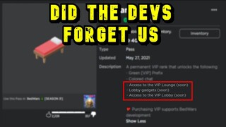 Did The Devs Forget About The Vip Gamepass - Roblox Bedwars