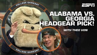 Lee Corso's SEC Championship headgear pick with Theo Von 🏈🍿 | College GameDay