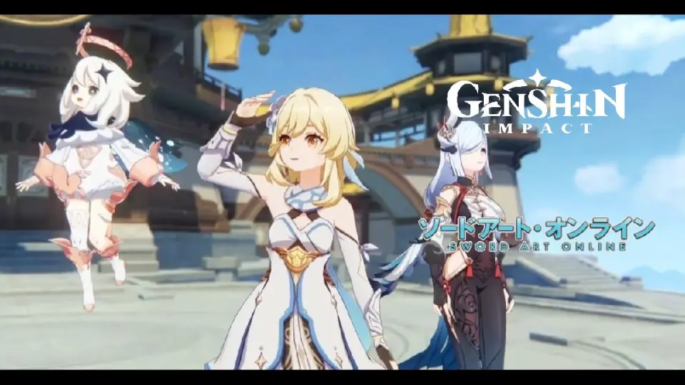 Amv Genshin Impact Anime Opening Lisa Crossing Field Sword Art Online Bilibili