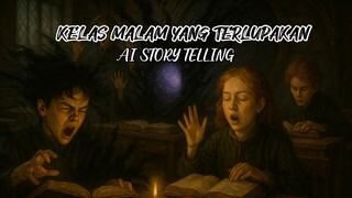 KELAS MALAM YANG TERLUPAKAN | AI STORY TELLING (CERITA FANTASI)