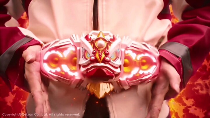 中国特摄《醒狮侠》男主第一次变身战斗，红棉怒放，赤焱登场，热胜红日光！