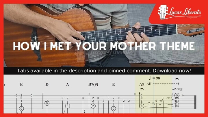 How I Met Your Mother Theme | Fingerstyle Guitar | Free Tabs + Chords