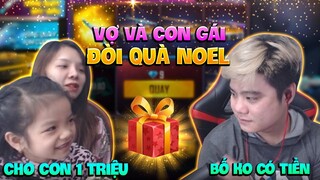 Bất  Ngờ Vợ Và Con Gái Hà My Nịnh Đòi Quà noel, Cow Bèn Phải Lấy Quỹ Đen Tặng Vợ Và Con Gái