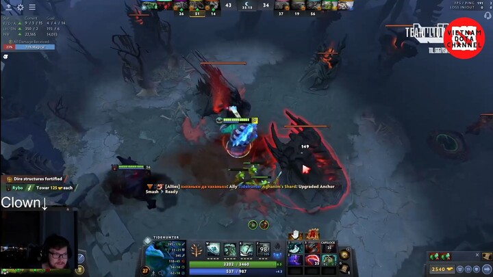Pha băng trụ cực ảo của TIDEHUNTER #DOTA #game