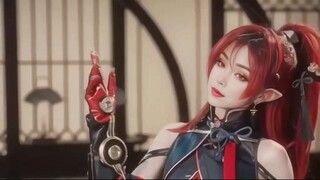 🔥Fiery elf cosplay 🔥