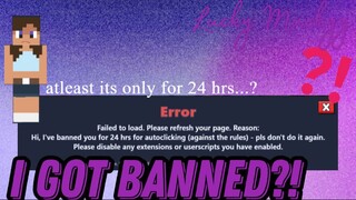 i got banned on bloxd.io...