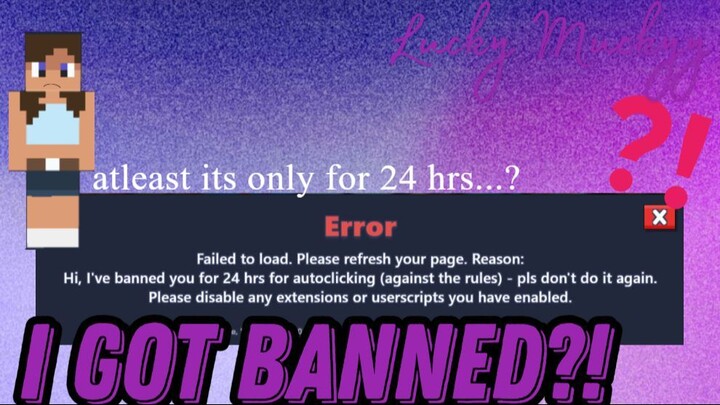 i got banned on bloxd.io...