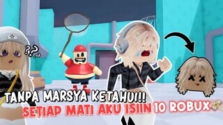 SETIAP MARSYA MATI AKU ISIIN 10 ROBUX?!?? 💸 Challenge Ini Marsya Gatau! ☠️ | Roblox Indonesia🇮🇩 |