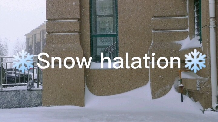 [Small Temple] Snow halation, the original intention remains unchanged, and the miracle remains