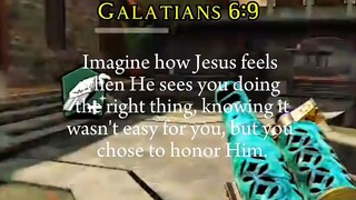 #Galatians 6:7: "Do not be deceived: God cannot be mocked. A man reaps what he sows." This verse.☺️