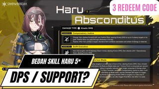 Haru DPS/Support??, Redeem Code - Snowbreak Containment Zone