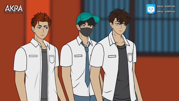 Bos Vino mendengar penyerangan Geng Falcon | Drama Animasi Sekolah