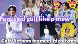 Gulf looks so happy while holding mewgulf pictures☀️🌻Gulfkanawut fanmeet in Vietnam (All subtitles)