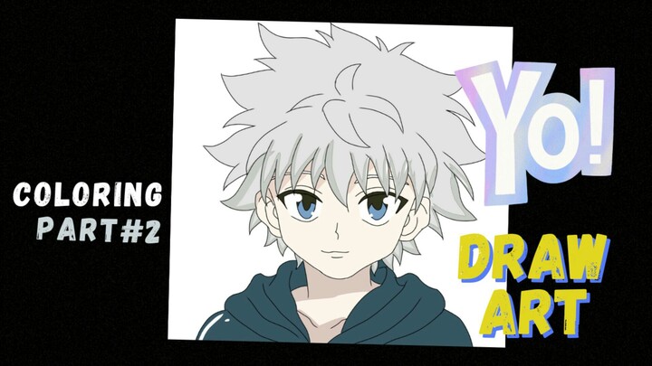 Yo! Draw Art Killua | Hunter x Hunter (Coloring).