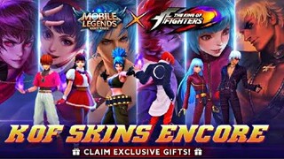 KOF EVENT! ENCORE KOF EVENT | FREE KOF SKIN EVENT MOBILE LEGENDS - NEW EVENT MLBB