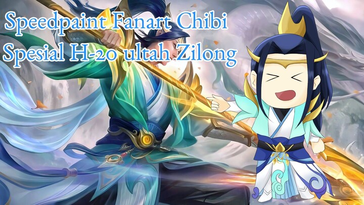 Fanart Chibi Zilong untuk H-20 Ultahnya >_<