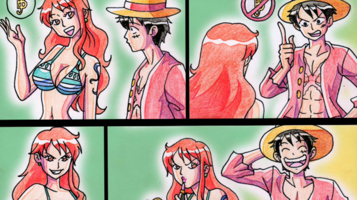 Transformasi (7) Nami berasimilasi dengan Luffy