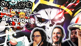 OVERLORD ALL OPENINGS REACTION 1-3 | SO MUCH CONTENT!