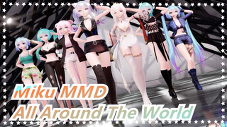 [Miku MMD] 'All Around The World'/'Young Blood' - Miku, Haku & Luka