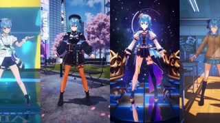 sui酱穿着各种衣服跳ビビデバ