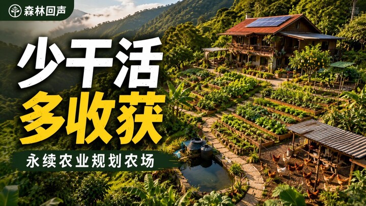 我们如何用永续农业规划农场：少干活，多收获